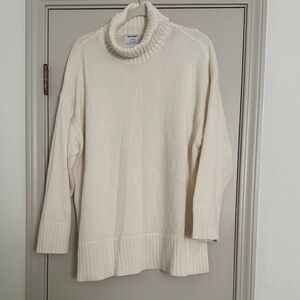 Old Navy Off-White Turtleneck Sweater
